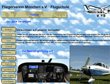 Tablet Screenshot of fliegerverein.eu
